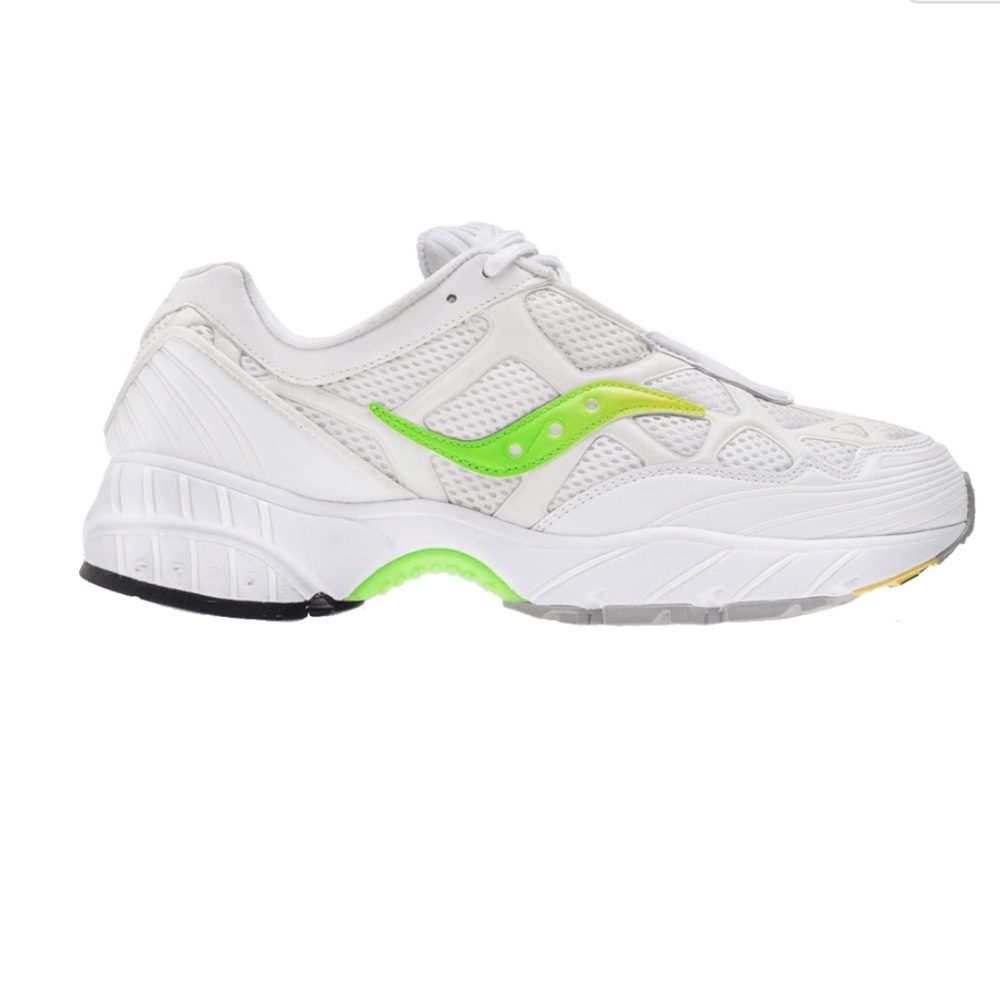 Kith x Saucony Grid Web “Slime Yellow”
